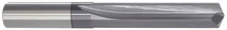 470-301360B: 0.136 (#29), Carbide Straight Flute Drill- 140 deg Notched, AlTiN, USA