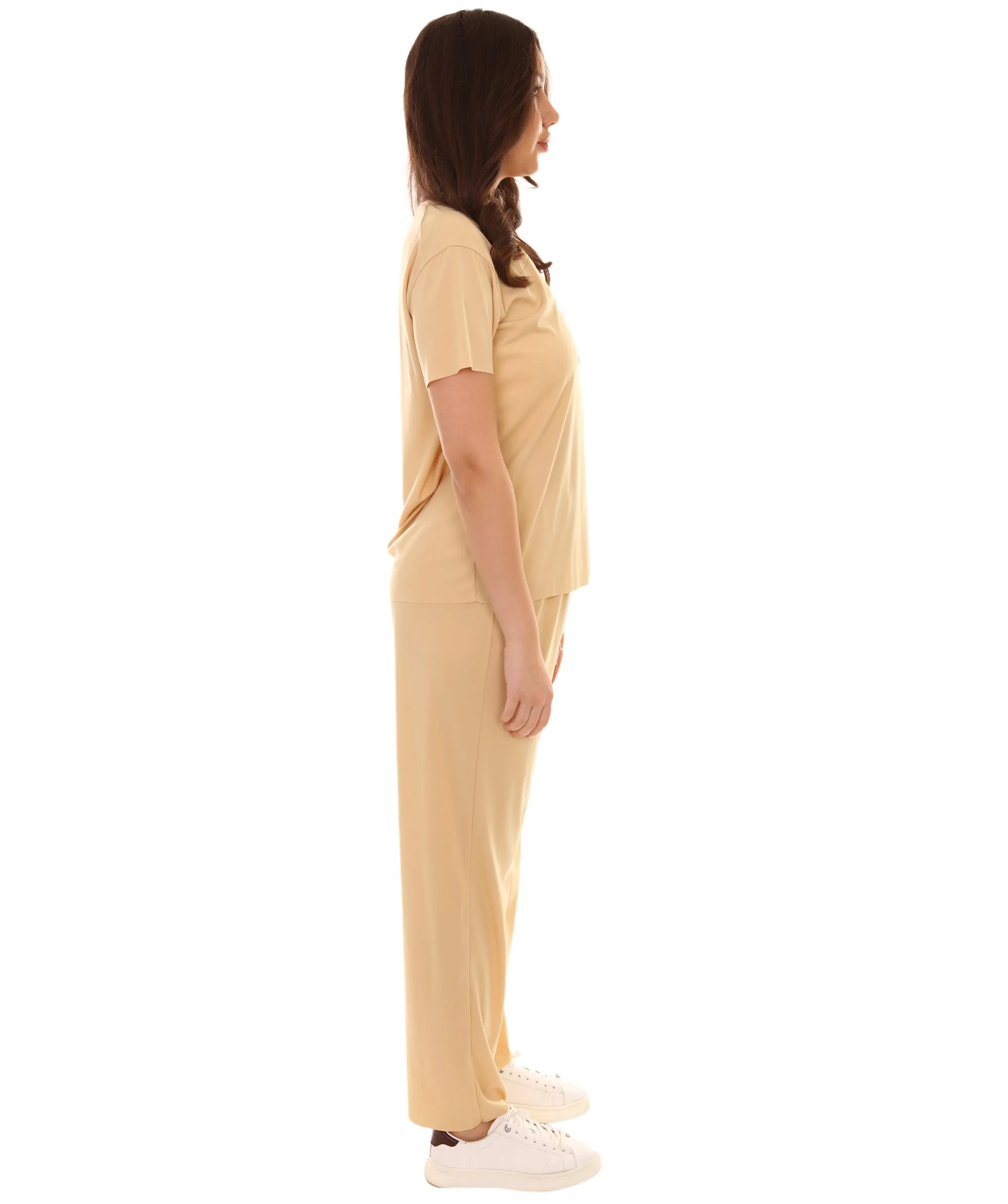 Adult Women's Beige Prisoner Costume | Umber Cosplay costume