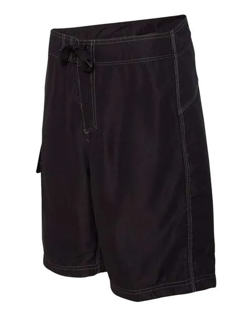 Burnside Men's Solid Board Shorts