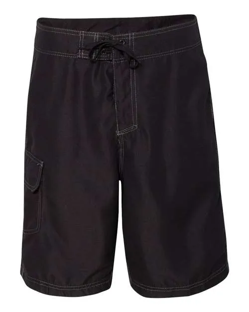 Burnside Men's Solid Board Shorts