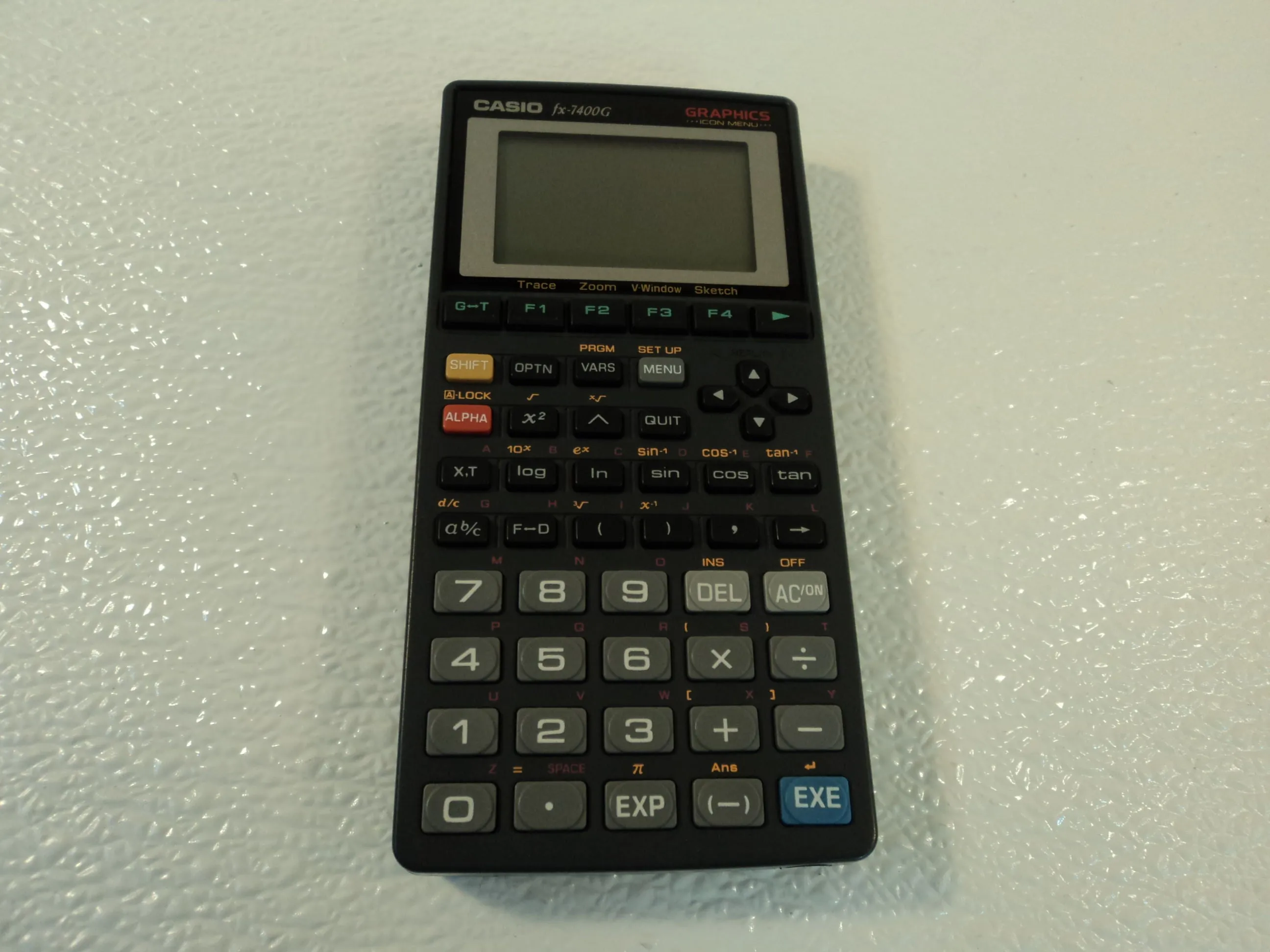 Casio Power Graphic Scientific Calculator Black Reconditioned FX7400G -- Manufacturer refurbished