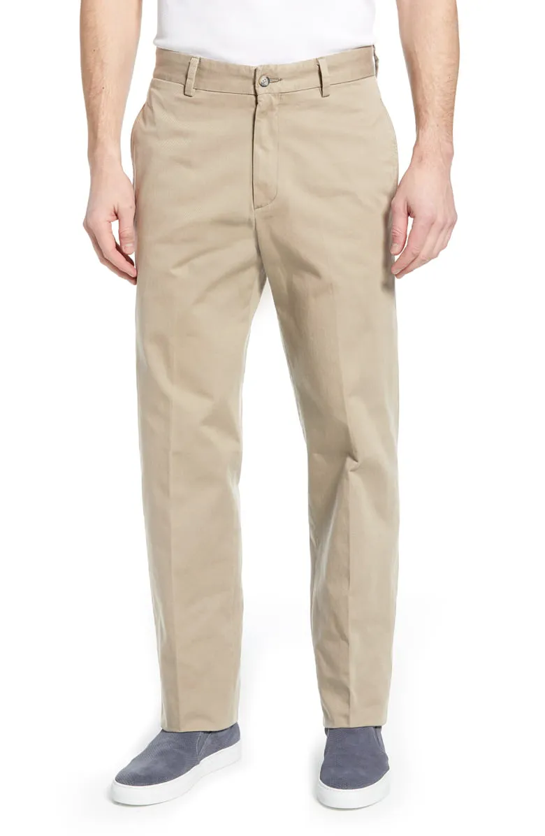 Charleston Khakis Fine Line Stretch Twill<br>Flat Front<br>Regular Rise