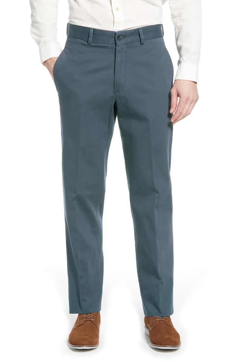 Charleston Khakis Fine Line Stretch Twill<br>Flat Front<br>Regular Rise