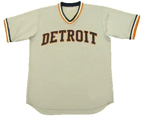 Chet Lemon Detroit Tigers Away Throwback Jersey
