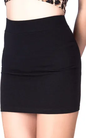 Dani's Choice Must-Buy Basic Bodycon Pencil Short Mini Skirt