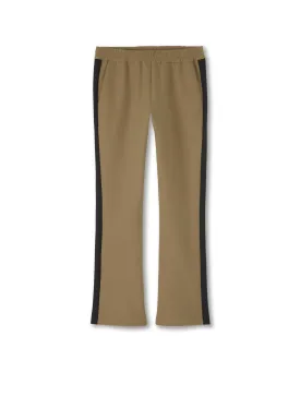 Flare Leg Track Pant (Khaki)