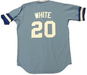Frank White Kansas City Royals Throwback Jersey