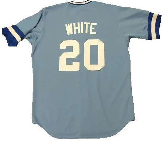 Frank White Kansas City Royals Throwback Jersey