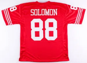 Freddie Solomon San Francisco 49ers Throwback Football Jersey