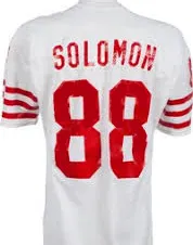 Freddie Solomon San Francisco 49ers Throwback Football Jersey