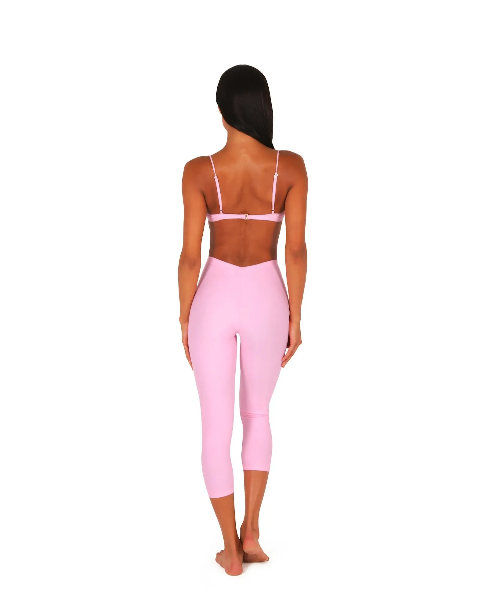 LYNN CAPRIS SWIM PANT - BABY PINK