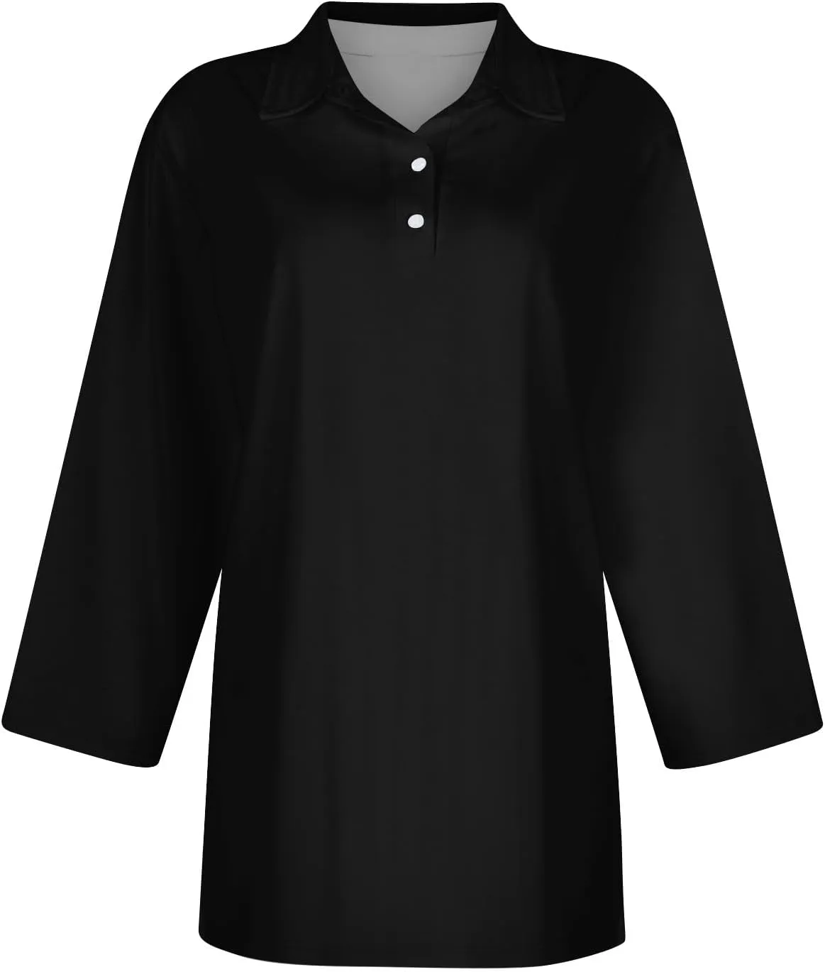 Polo Shirts for Women Summer Tops Button Down 3/4 Sleeve Golf Tees Shirts Lapel Collared Shirts Office Wear for Work