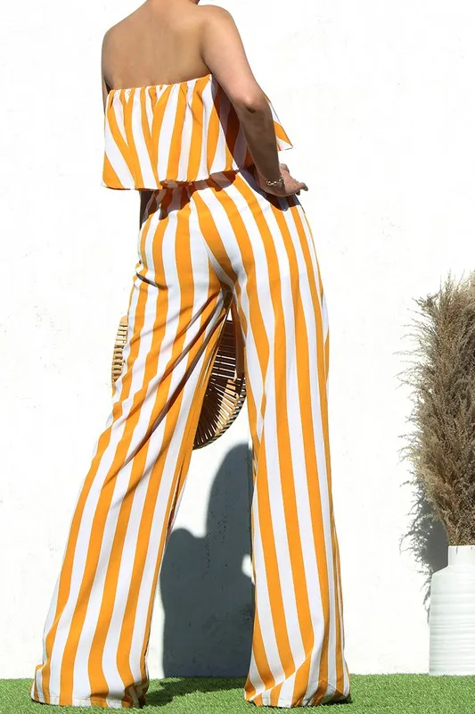 "Dez" Jumpsuit-Mustard