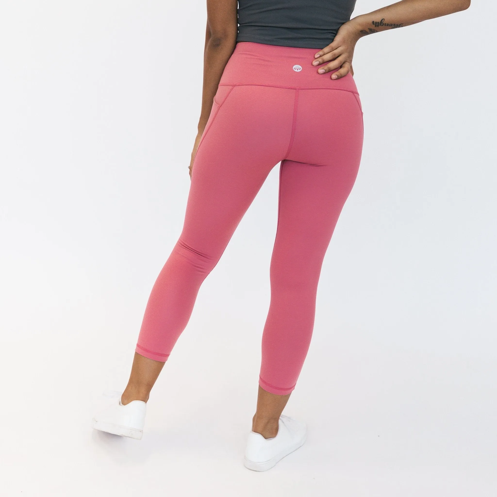 Shakti 7/8 Capris - French Rose