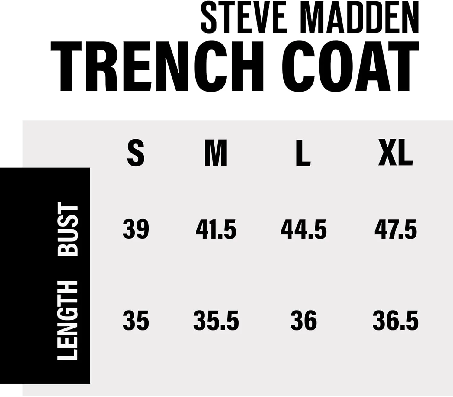 Steve Madden Trench Coat for Women ?C Double-Breasted Long Winter Faux Wool Coat